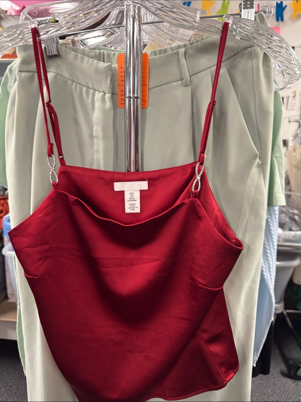 H&M satin tank S // 091311